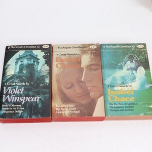 Vintage Harlequin Omnibus #12, #65 & #95 Violet Winspear, Isobel Chace